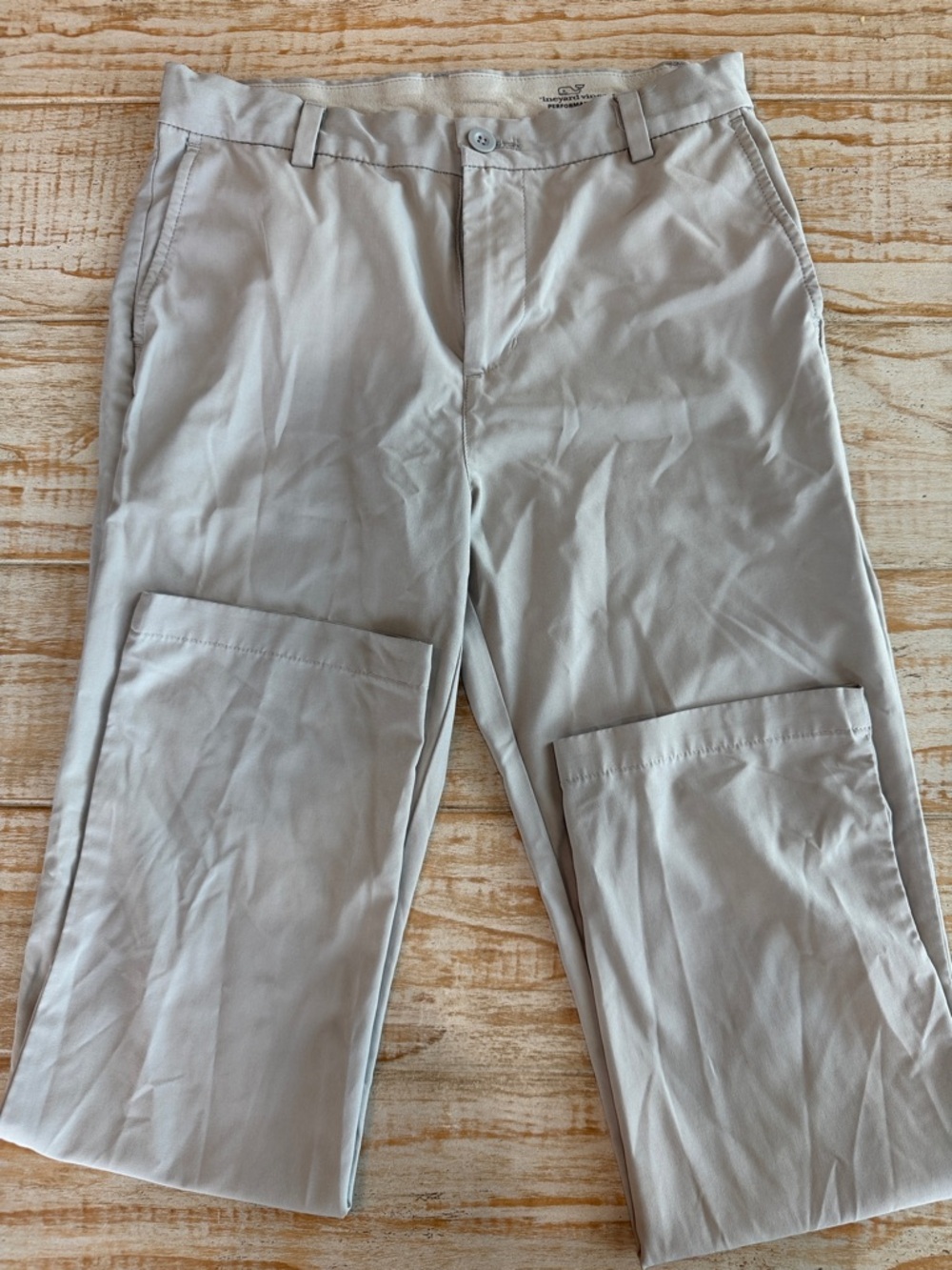 Vineyard Vines Light Gray Kids Performance Pants